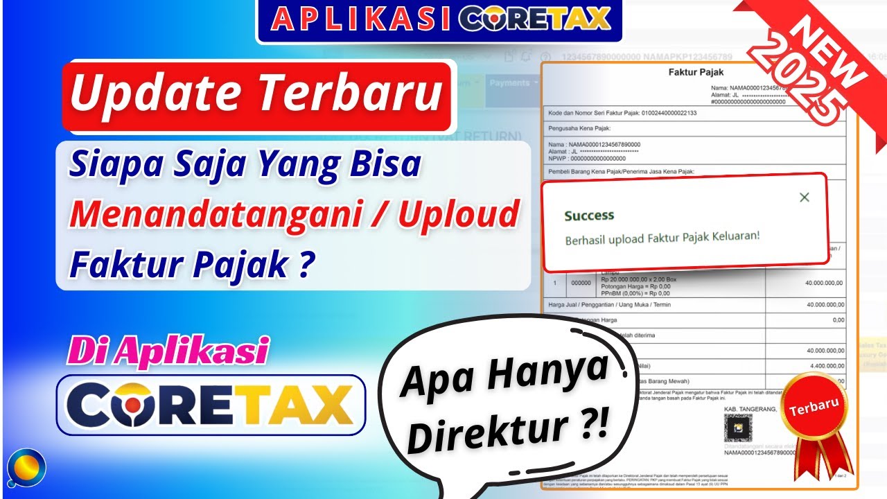 Siapa Saja Yang Bisa Menandatangani Faktur Pajak di Coretax?