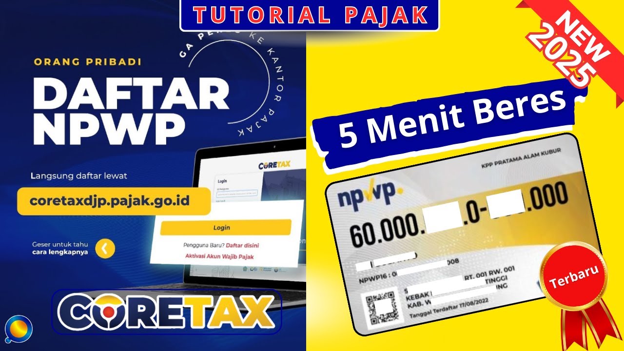 Cara Buat NPWP Online di Coretax Terbaru, Daftar Gratis