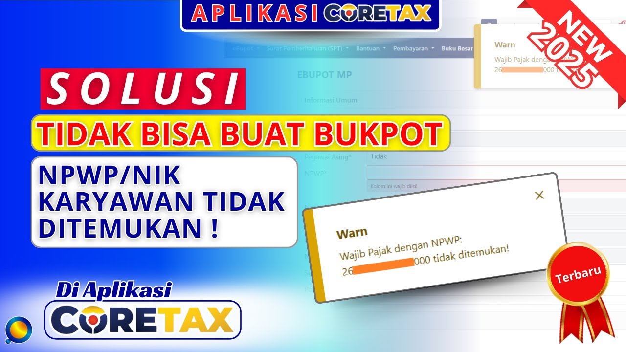 Cara Mengatasi NPWP Pegawai Tidak Ditemukan Saat Membuat Bukti Potong di Coretax