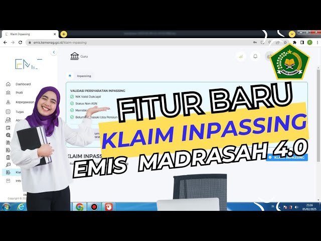 Cara Klaim Inpassing di EMIS Madrasah 4.0 & Syarat Inpassing Kemenag 2025