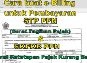 Cara Buat e-Billing untuk Bayar STP PPN dan SKPKB PPN Beserta Turunannya