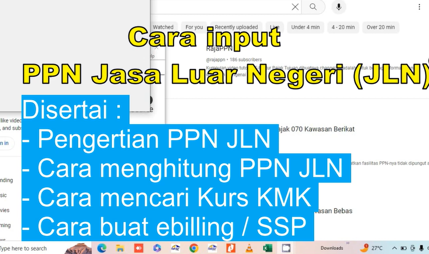 Cara Input PPN Jasa Luar Negeri (PPN JLN) di Aplikasi Faktur Pajak