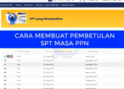 Cara Membuat Pembetulan SPT Masa PPN di Coretax