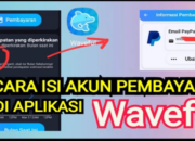 Cara Mengisi Akun Pembayaran di Waveful Agar Cair ke Paypal