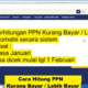 Cara Hitung PPN Kurang atau Lebih Bayar di Coretax: Panduan Lengkap