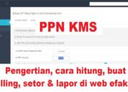 PPN KMS: Pengertian, Cara Hitung, Setor, dan Lapor Melalui Web e-Faktur