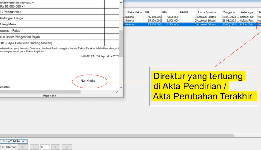 Cara Ubah Penandatangan di Faktur Pajak Terbaru