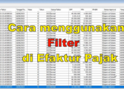 Cara Menggunakan Filter di Aplikasi e-Faktur Terbaru