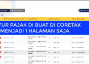 Cara Agar Faktur Pajak dari Coretax Menjadi 1 Halaman